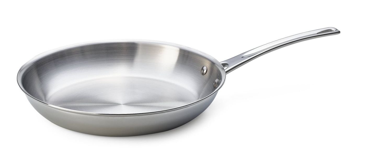 Pfanne Edelstahl, Ø oben 28 cm
